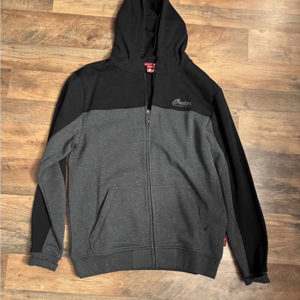 Indian Motorcycle Color Block Script Hoodie